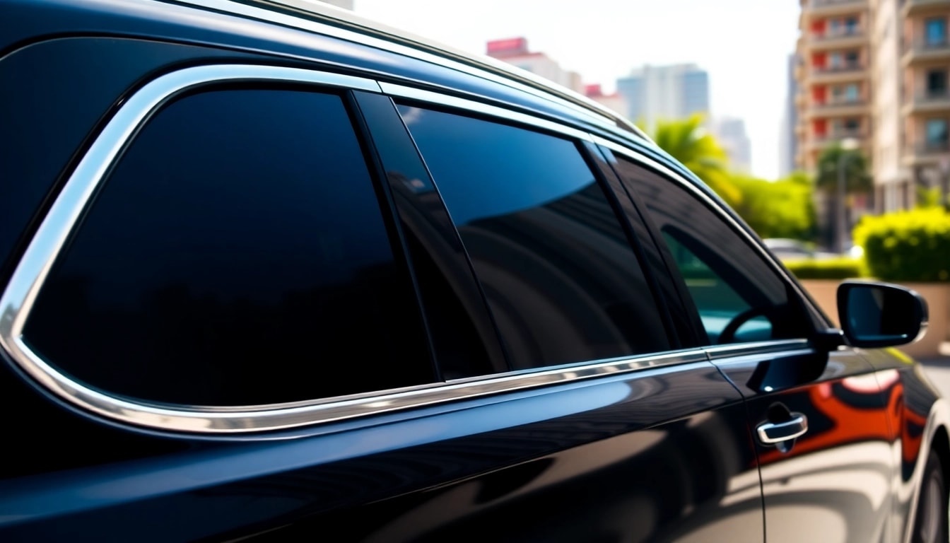 Enhance your vehicle with ceramic window tint for superior UV protection and aesthetics.