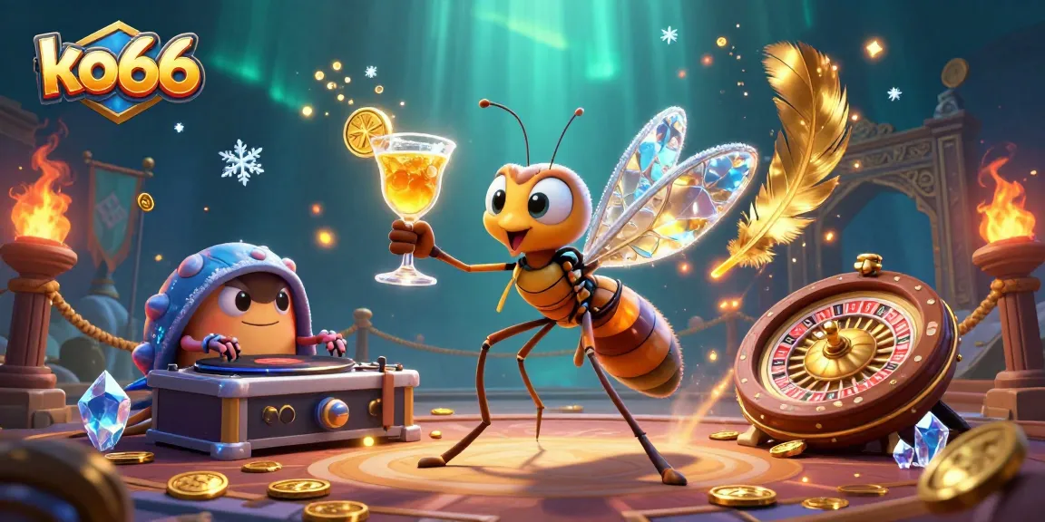 Engage with ko66's vibrant casino experience featuring unique characters and dynamic game elements.