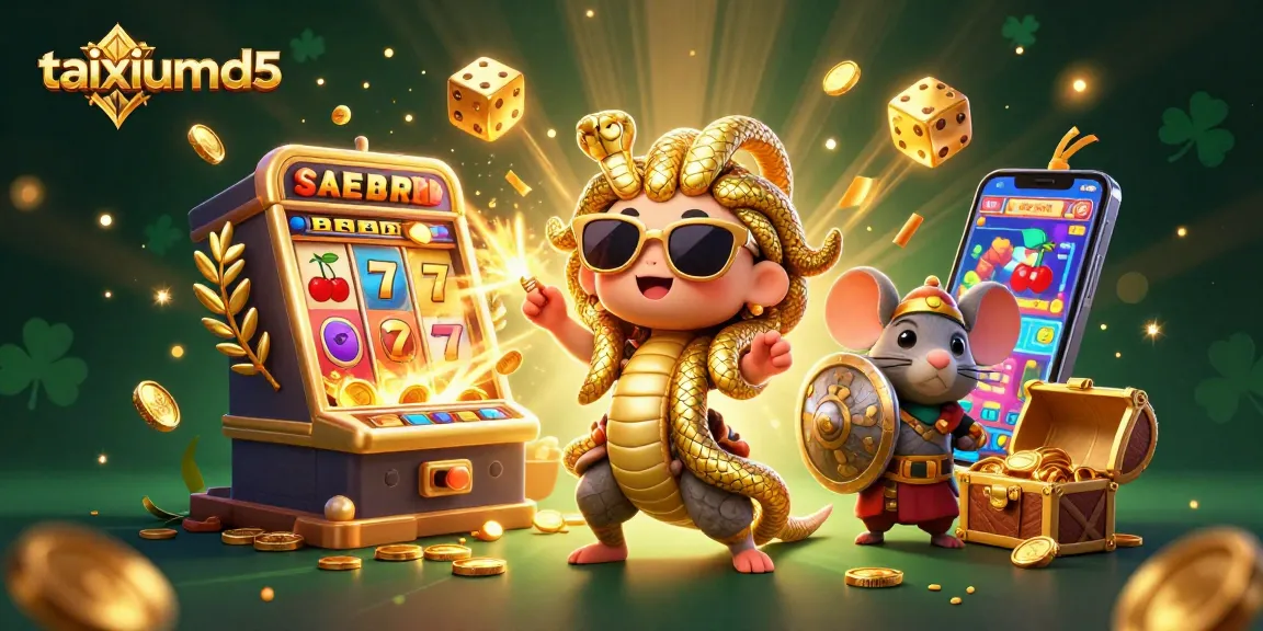 Play the exciting taixiumd5 slot game with friendly characters and jackpot moments