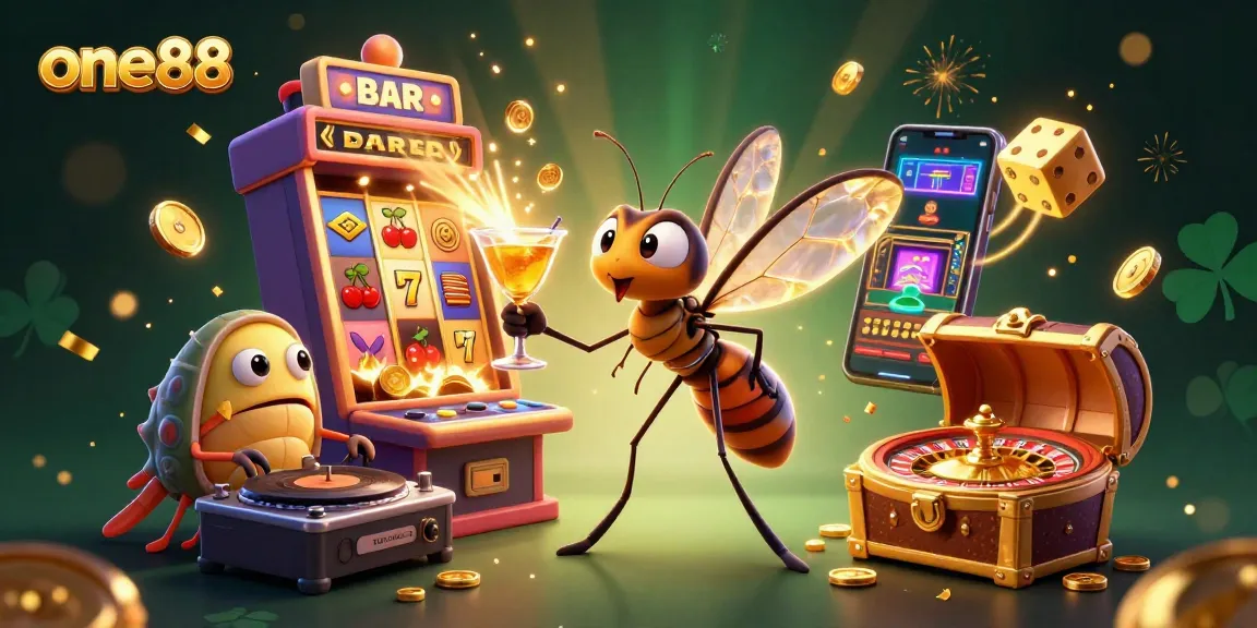 Engage in thrilling casino action with one88 as a lively mascot and DJ animate the scene