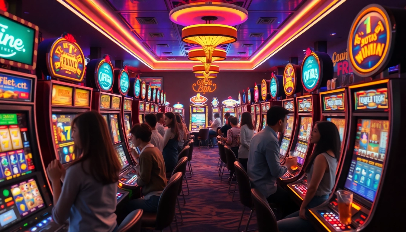 Experience the thrill of winning at 555win with vibrant gaming scenes.