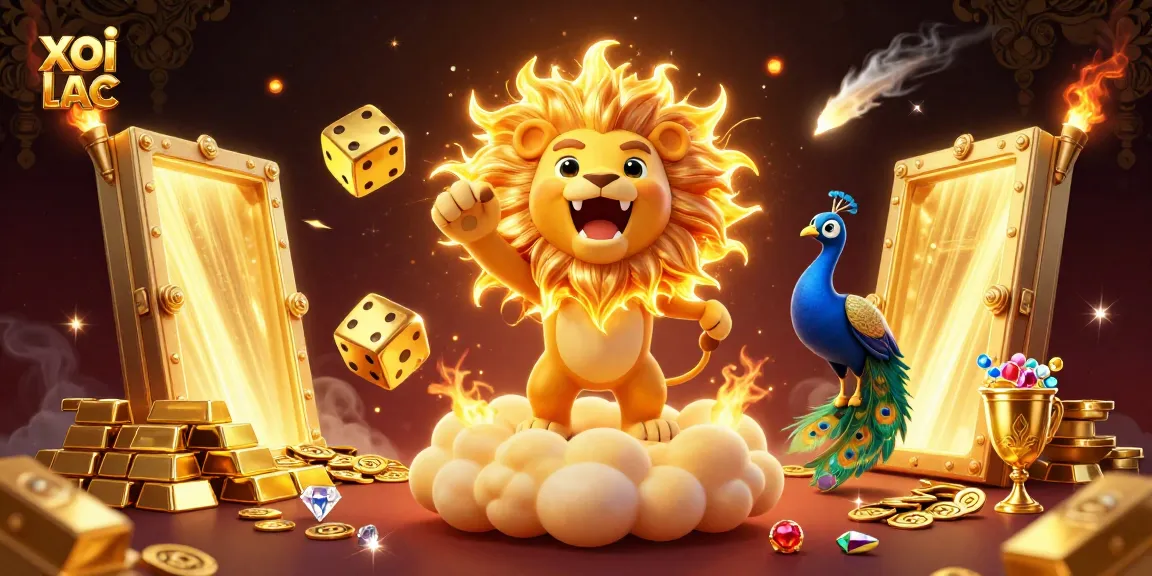 Xoi lac captures the thrill of online sports betting with vibrant visuals and engaging elements, showcasing dynamic casino imagery.