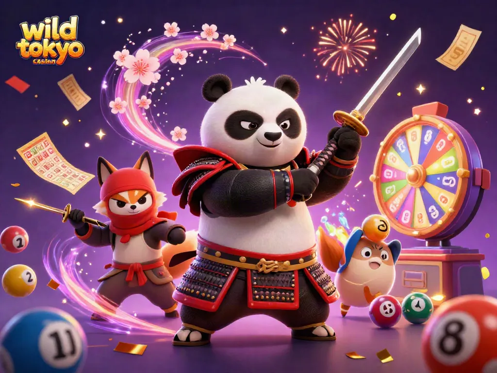 Engage in vibrant gaming at wild tokyo casino with spirited characters and dynamic gambling elements.