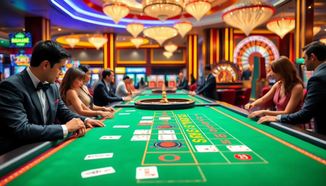 Engaged Baccarat players enjoy an exciting game at XX88 casino.