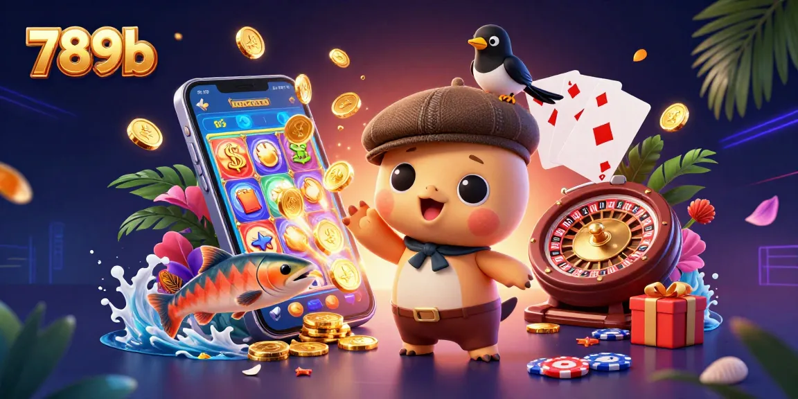 Spin the reels with 789b's vibrant casino adventure featuring baby Nessie and friends.