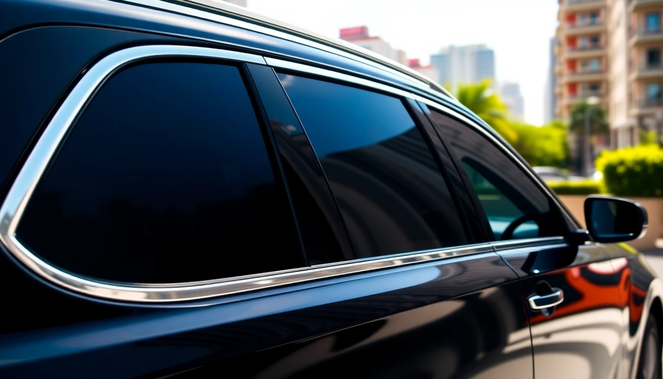 Enhance your vehicle with ceramic window tint for superior UV protection and aesthetics.
