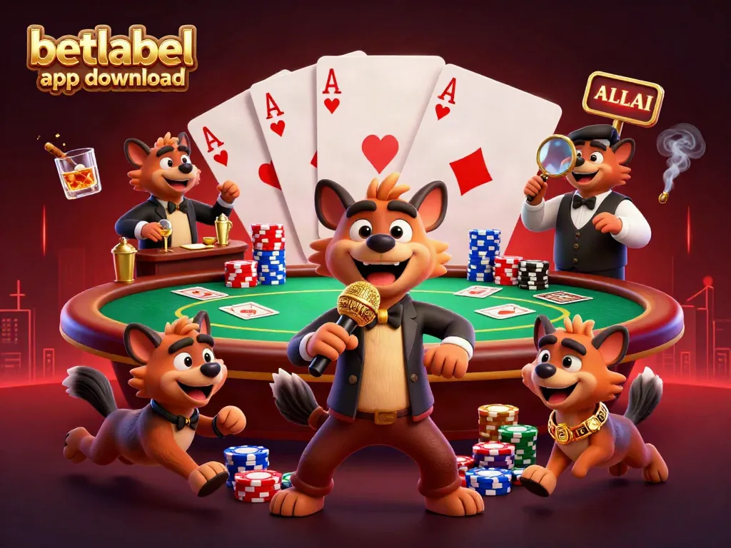 Engage with the exciting betlabel app download in a vibrant casino scene showcasing fun, gambling elements.