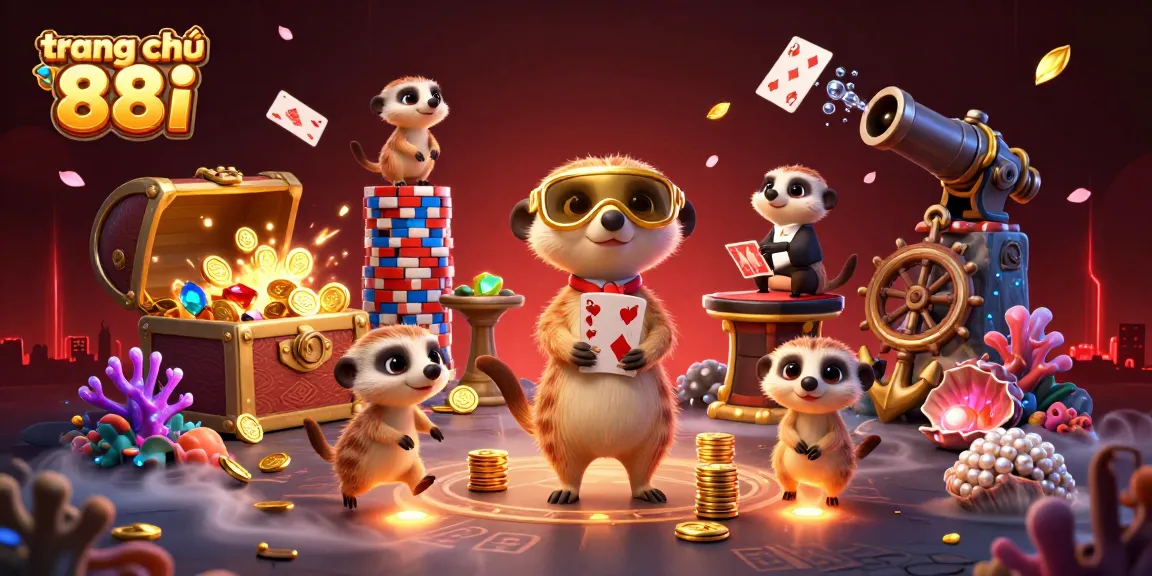 Experience the excitement at trang chủ 88i with meerkats running an elaborate casino.
