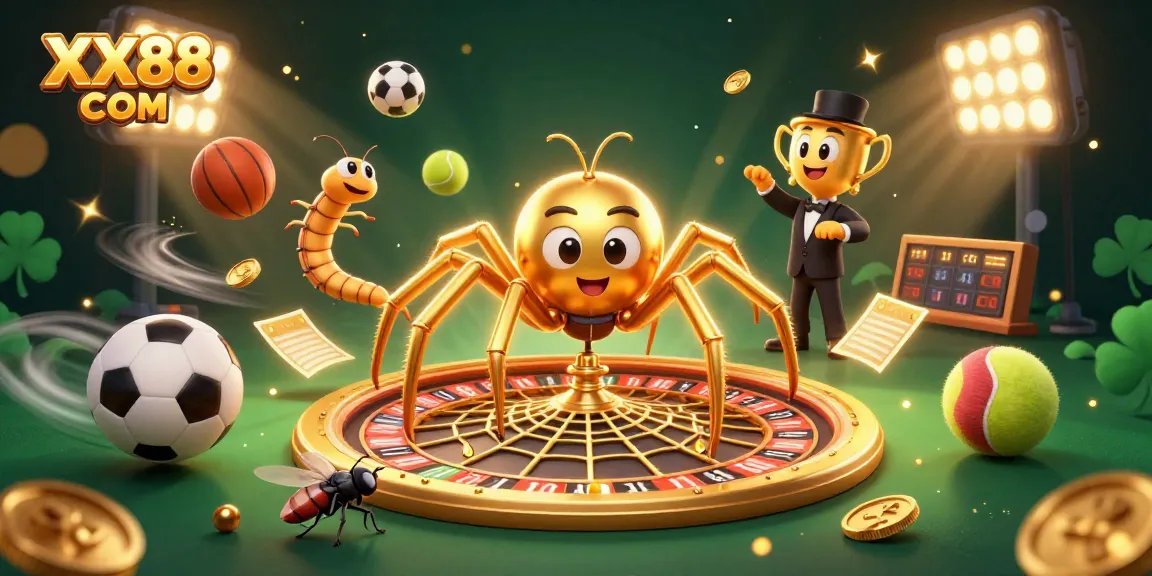 Bet big and win with XX88 COM at the casino's roulette wheel featuring unique characters and dynamic game elements.